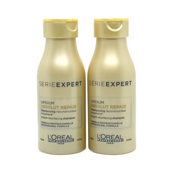 L'oreal Professionnel Absolut Repair Lipidium Shampoo 3.4 Oz Set of 2