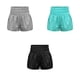 thumbnail image 3 of Minnieouse Pantalones cortos elásticos de verano para mujer, ropa de calle plisada de Yoga para ciclismo de secado rápido, ropa deportiva de estilo Prendas para la parte inferior del cuerpo Negro SG Minnieouse AP019247-12, 3 of 6