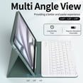thumbnail image 4 of SZPSGC for iPad (A16) 11th 10th Generation Case with Keyboard 11 inch 2025/2022,,Wireless Detachable Keyboard with Pencil Holder for iPad 10th Gen 10.9 Inch, Auto Wake/Sleep,Dark Green, 4 of 6