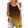 thumbnail image 1 of Dealovy Tank Tops for Women Casual Summer Loose Gradient Color Vacation Sleeveless Flowy Tunic Tops, 1 of 6