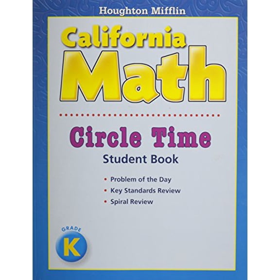 Pre-Owned Mathmatics California: Circle Time Book Level K Paperback