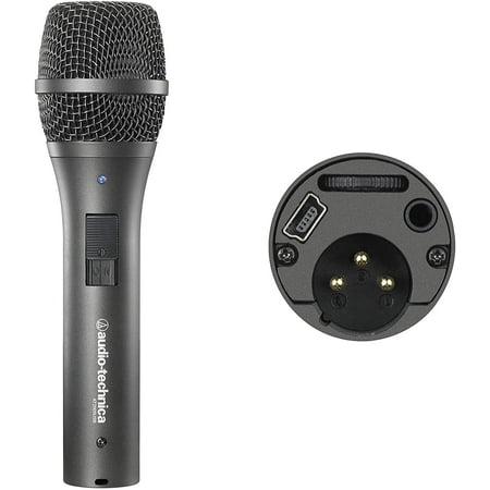 Audio Technica AT2005USB USB / XLR Dynamic Microphone with Pop Filter, 10' XLR Cable, Cable Ties