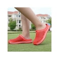 thumbnail image 6 of Fangasis Women Men Clogs Casual Slides Backless Sandals Swimming Lightweight Slippers Red 6.5 Women, 6 of 9