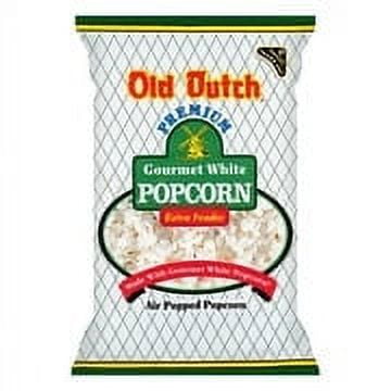 Old Dutch Premium Gourmet White Popcorn, 6 oz. Egg and Milk-Free