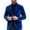 Blue, variant on ZVNAΖH Men's Velvet Two-Button Blazer, Notch Lapel Suit Jacket, Elegant Party Outerwear, S-2XL