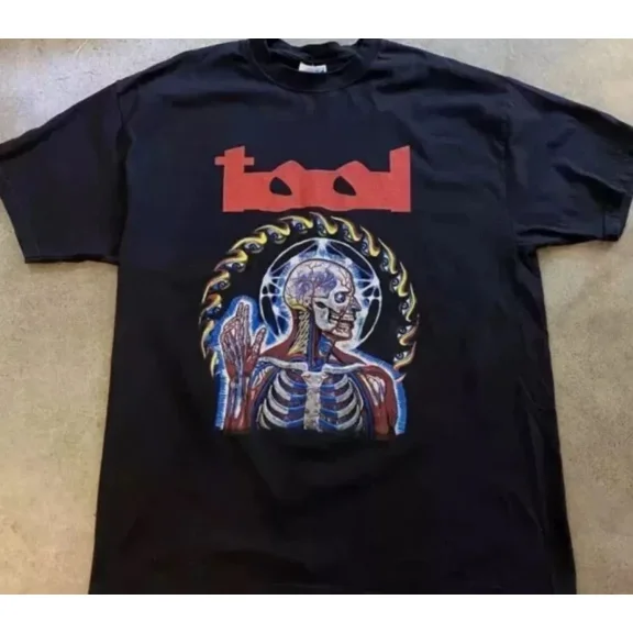 Vintage Tool 2001 Concert Tour Band Flaming Unisex T-Shirt up to size 5XL