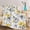 Gray, variant on PrintedInUSA Flannel Throw Blanket - Plush Gray & Yellow Floral Design, Lightweight & Warm Fuzzy, Perfect for Bed, Sofa, Couch, Camping, Travel - 280gsm, All-Season Use, Blanket for Bed, Sofa Accesso