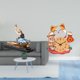 thumbnail image 2 of Figura de adorno de bailarina de ballet, estatua de bailarina, figura de escritorio de regalo para chimenea, decoración de restaurante, reloj de pared, 2 of 8