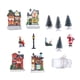 thumbnail image 2 of Conjunto de pueblo navideño, escena navideña de resina, pueblo, casas en miniatura iluminadas con LED, pueblo, casas de pueblo navideño, regalo, 2 of 5