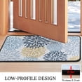 thumbnail image 3 of Blue Floral and Petal Pattern Door Rugs,Washable Non Slip Door Mats Indoor,Decorative Door Mats,Entry Mat Indoor for Entrance,Bedroom,Kitchen,Bathroom,30"x17", 3 of 6
