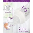 thumbnail image 4 of Sippy Cup Nipples for NUK Active Sippy Cup and Learner Cup,Variable Flow, Silicone Replacement Nipple,6+ Months,6 Count, 4 of 9