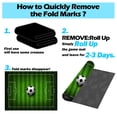 thumbnail image 2 of Soccer Rug for Bedroom 3'x5' Non Slip Sports Rug,Soccer Field Rug for Living Room Soccer Room Decor, 2 of 9