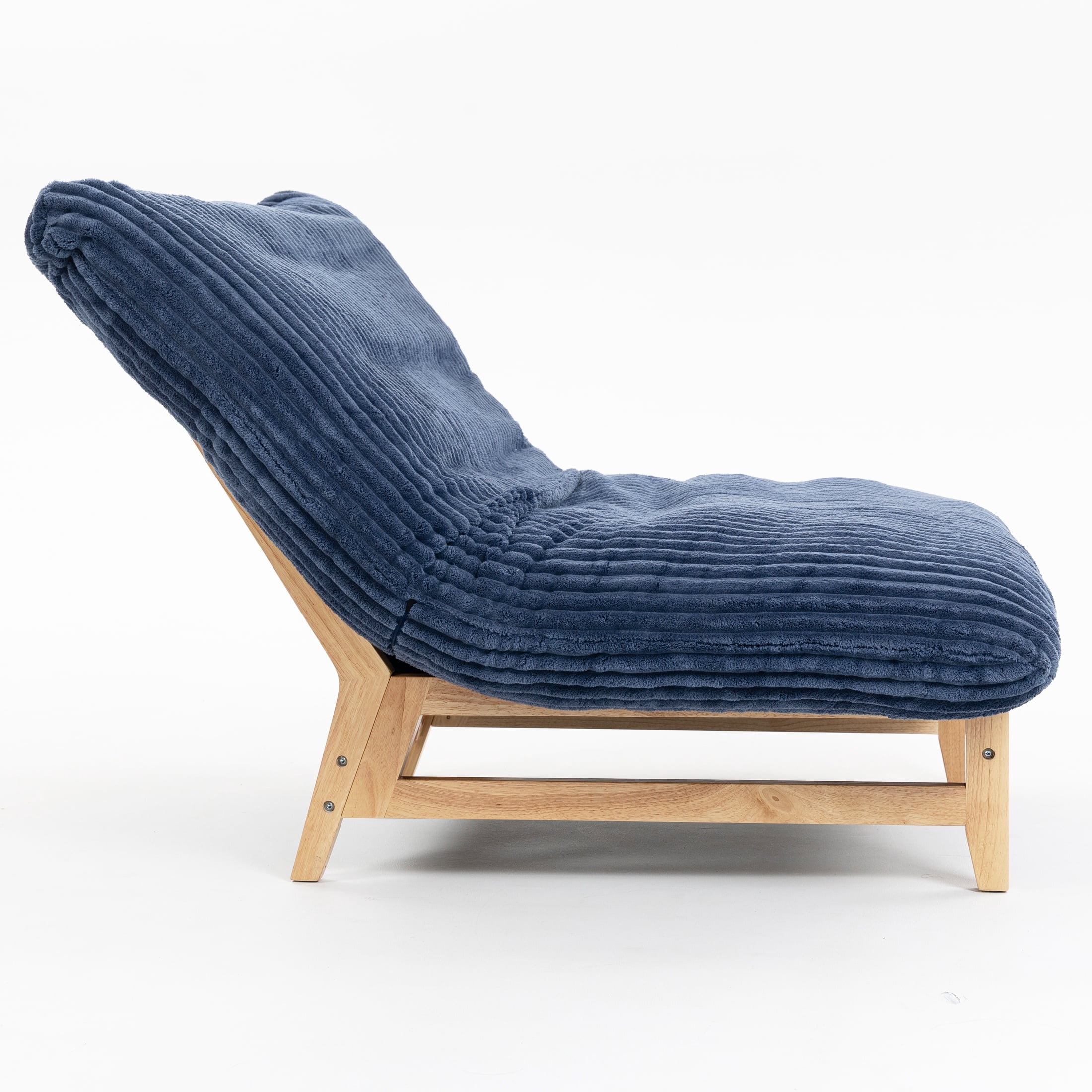 PORKISS Bean Bag Chair for Adults, Comfy Sofa Bean Bag Couch Lounge Soft Corduroy Material Furniture Gift High-Quality Lazy Sofa, Casual Single Sofa, Blue