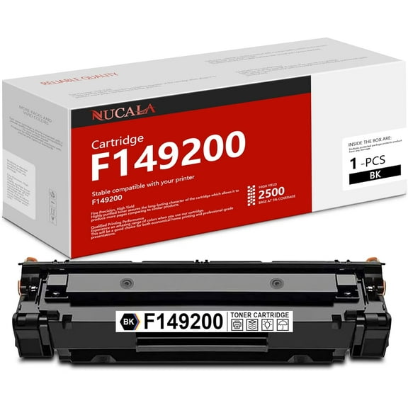 1-Pack F149200 Toner Cartridge Black: F149200 Toner Cartridge Replacement for Canon Works for F149200 Printer Toner