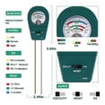 thumbnail image 2 of 3in1 Soil Tester PH Meter Moisture Soil Fertility Meter Plant Growth Environment Monitoring ,Accurate and Reliable, 2 of 6