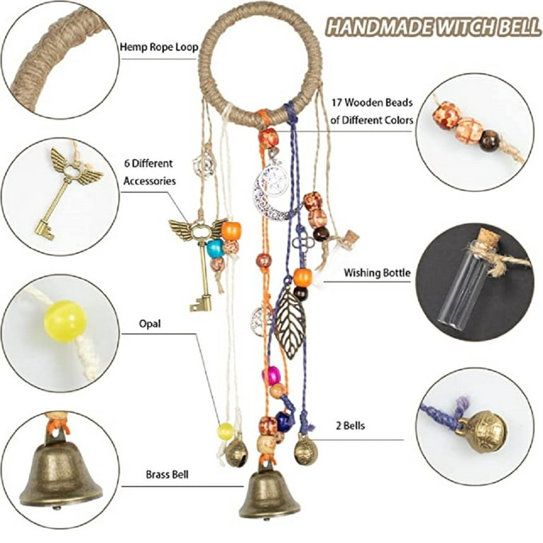 Witch Bells for Door, Pagan Door Decoration, Home Protection