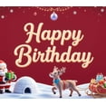 thumbnail image 4 of Decorative Design Happy Birthday Party Holiday Celebration Banner for Christmas Party Kids Event Festive Decoration, 4 of 6