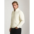 thumbnail image 4 of Chaps Men’s and Big Men’s Textured Quarter Zip Sweater, Sizes S-2XL, 4 of 6