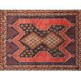 thumbnail image 1 of Ahgly Company Machine Washable Indoor Rectangle Traditional Tomato Red Area Rugs, 2' x 4', 1 of 7