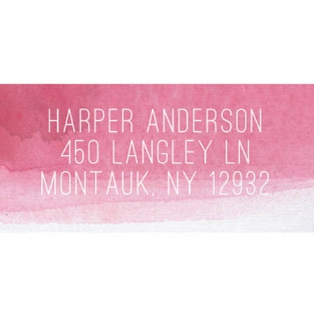 Aqua Tones Personalized Address Label