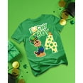 thumbnail image 4 of Tstars Paw Patrol St Patrick Four Year Lucky Boy Toddler Chase Clover 4th Birthday Gift Toddler Kids T-Shirt 5T Green, 4 of 5