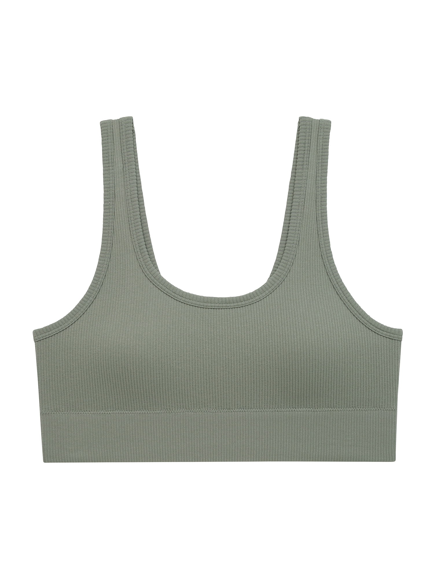 No Boundaries Women's Double Scoop Seamless Bra, Sizes XS-XXXL