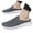 Dark Gray, variant on Oyedens Athletic Sneakers Sandals For Women Men Adult Mesh Breathable Arch Support Slip On Comfort Walking Shoes Sport Mules Wedge Slides Shoes