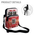 thumbnail image 5 of FUIALDOLG Crossbody Bag for Work, 2 Layer with Front Pocket Crossbody Purse for Girls Cartoon Fire Truck Print Design Crossbody Bags, 5 of 7