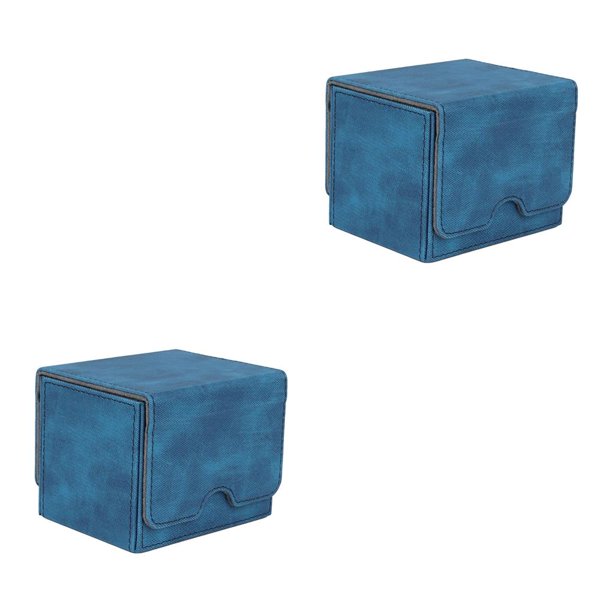 Tholdsy Trading Cards Deck Box Forro para MTG Ccg TCG Sport Game Cards Display azul oscuro Azul 2piezas