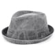 thumbnail image 1 of Sombrero EPOCH F2233BLACK de algodón estilo vintage Fedora, 1 of 4