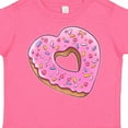 thumbnail image 4 of Inktastic Heart Shaped Donut with Pink Icing and Sprinkles Boys or Girls Toddler T-Shirt, 4 of 5