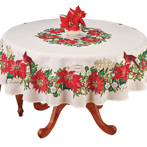 Cool christmas tablecloth walmart Festive Poinsettia Printed Christmas Tablecloth Walmart Com Cool christmas tablecloth walmart Festive Poinsettia Printed Christmas Tablecloth Walmart Com