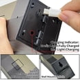 thumbnail image 3 of Light-up Wall Torch Lamp, 7-Color Night Light, USB Rechargeable Night Lamp, Hand Held & Wall Mountable Table Light, Costume Cosplay Nightstand Lamp for Room Decor for Boys, Brown, 3 of 8