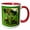Red/White, variant on 3drose, Rusted Bike in a Field, 11oz Magic Transforming Mug