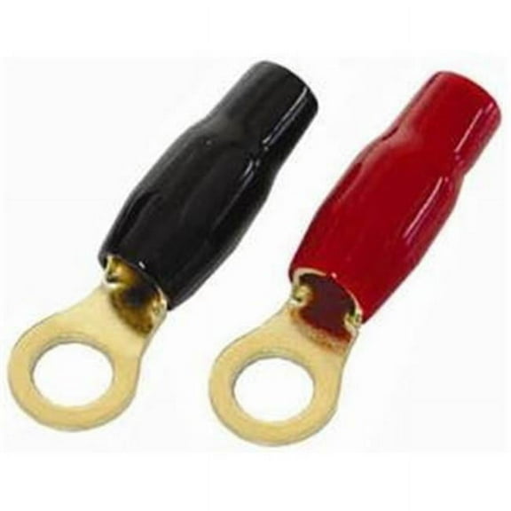 AUDIOP PBTR0 0 Gauge Ring Terminals - 2-Pack