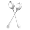 thumbnail image 4 of Mobutofu 2pcs Flatware Shape Salad Serving Set Stainless Steel for Friends, 4 of 7