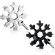 thumbnail image 1 of Multiherramienta de copo de nieve 18 en 1,estornillador Phillips plano/llave, duradero y portátil para llevar, gran regalo de Navidad para el día del padre (estándar, 2 unidades) ShuxiuWang 1327537010968, 1 of 5