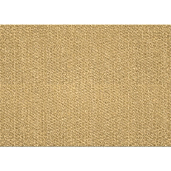 Ahgly Company Machine Washable Indoor Rectangle Transitional Yellow Orange Area Rugs, 8' x 12'
