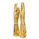 thumbnail image 4 of Pantalones acampanados de pierna ancha para hombre - Sin elasticidad - Ligeros - Informales para fiesta - Poliéster, 4 of 8
