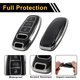 thumbnail image 4 of Unique Bargains Llave Inteligente - Negro con Bordes en Tono Plateado Funda de Llave de TPU Silicona para Audi A1 A2 A3 A4 A5 A6 A7 A8 A4L - Funda de Llave de Control Remoto de 3 Botones, 4 of 6