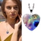 thumbnail image 4 of XWSHYW Collares Colgantes Collar con Colgante En Forma de Corazón Del Universo de Cristal de La Galaxia Del Sistema Solar., 4 of 7