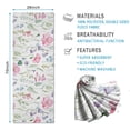 thumbnail image 2 of Pioneer Flower Floral Print Pattern Hot Yoga Mat Towel Non Slip for Hot Yoga - Quick-Drying Yoga Mat Cover with 4 Corner Pockets with Travel Bag - Hot Yoga Towel Non Slip 74"x26", 2 of 6