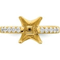 thumbnail image 4 of 14K Yellow Gold 14Ky True Origin Lab Grown Diamond Vs/Si, D E F, Semi-Mount Engagement Rin (Size 7) Made In India rm2643e-200-yld, 4 of 5