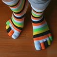 thumbnail image 4 of GoWith Cotton Colorful Funny Toe Socks For Women | 2 Pairs | Model: 2206, 4 of 16