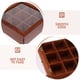 thumbnail image 3 of Caja de madera con compartimentos para bolsitas de té, contenedor para paquetes de té, para guardar azúcar y café, 3 of 8