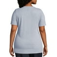 thumbnail image 3 of Just My Size Women's Plus Size Short Sleeve Graphic V-Neck T-Shirt, 3 of 4