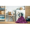 thumbnail image 2 of Ahgly Company Machine Washable Indoor Rectangle Transitional Neon Pink Area Rugs, 8' x 12', 2 of 7
