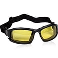 thumbnail image 3 of Jackson Safety Eyewear 25674 6-Pack Kimberly-Clark Professional V50 Calico Safety Glasses, Amber Anti-Fog Lens, Cushion Lining, Microfiber Bag/Cleaning Cloth, Interchangeable Temples and Head Strap, 3 of 7
