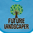 thumbnail image 4 of Inktastic Future Landscaper Horticulture Specialist Boys or Girls Baby Bib, 4 of 4