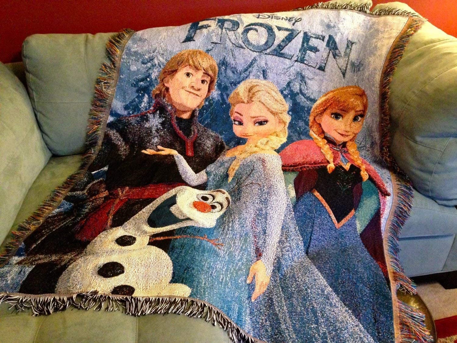 Disney Frozen Tapestry Throw Blanket, 48x60, Multicolor, Polyester, Machine Wash, 1 Each - image 3 of 4